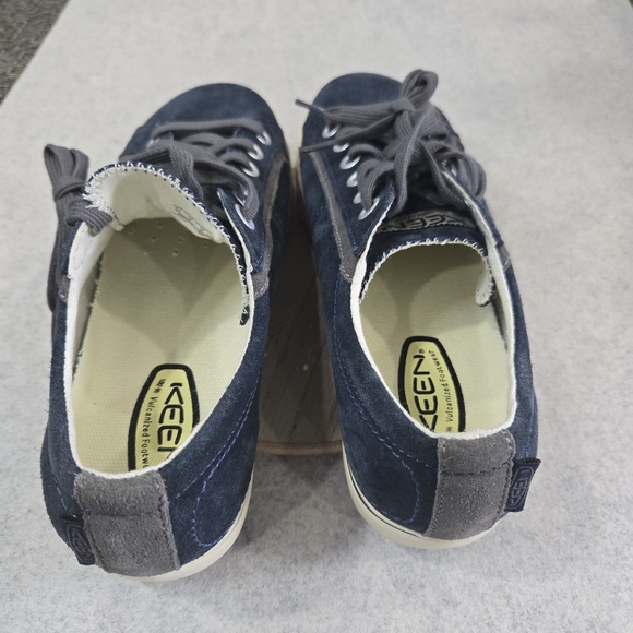 🐢 Keen Herren Men's size 9 Blue Suede Shoes - Picture 13 of 16